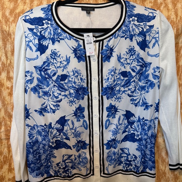 Talbots Sweaters - Beautiful Talbots Cardigan with Inset